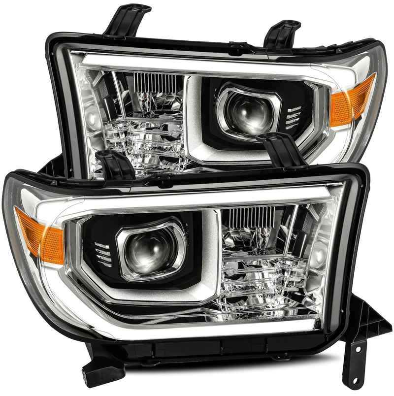 LUXX-Series LED Projector Headlights - Chrome | Toyota Tundra 2007-2013 & Toyota Sequoia 2008-2017