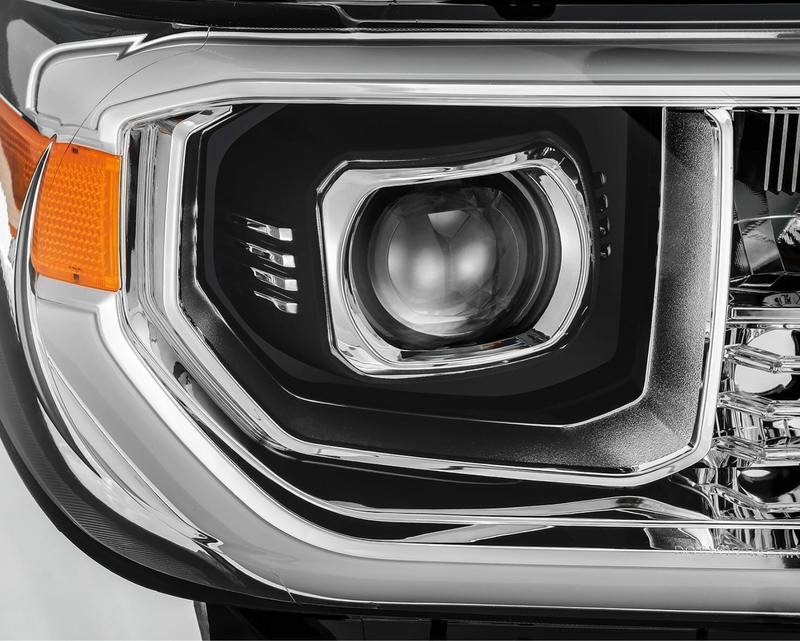 LUXX-Series LED Projector Headlights - Chrome | Toyota Tundra 2007-2013 & Toyota Sequoia 2008-2017