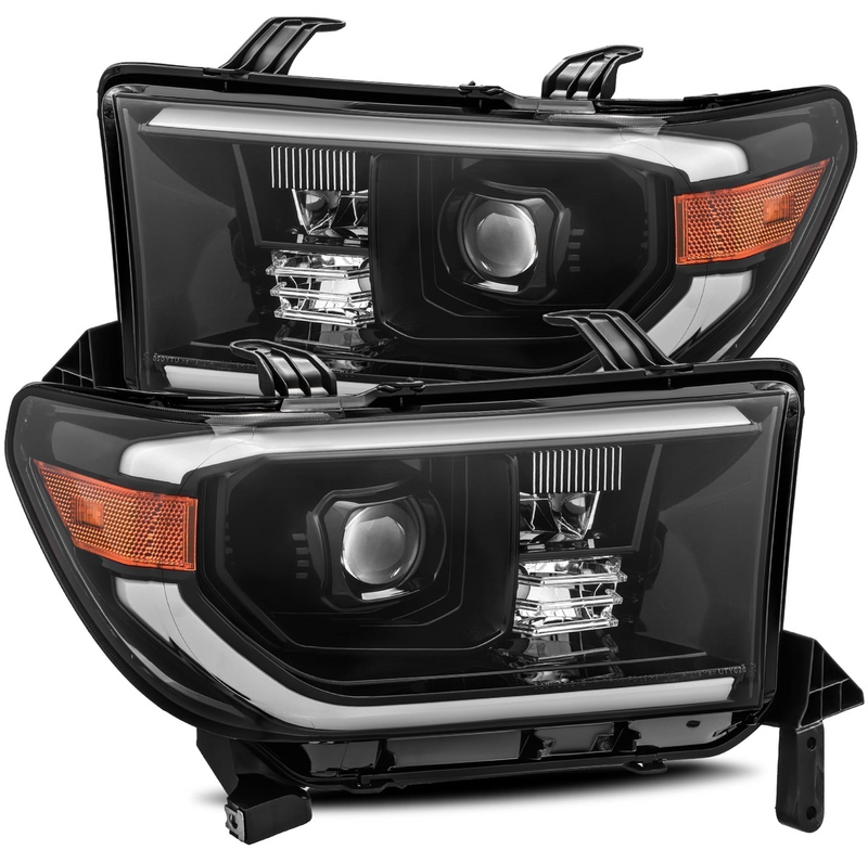 LUXX-Series LED Projector Headlights - Jet Black | Toyota Tundra 2007-2013 & Toyota Sequoia 2008-2017