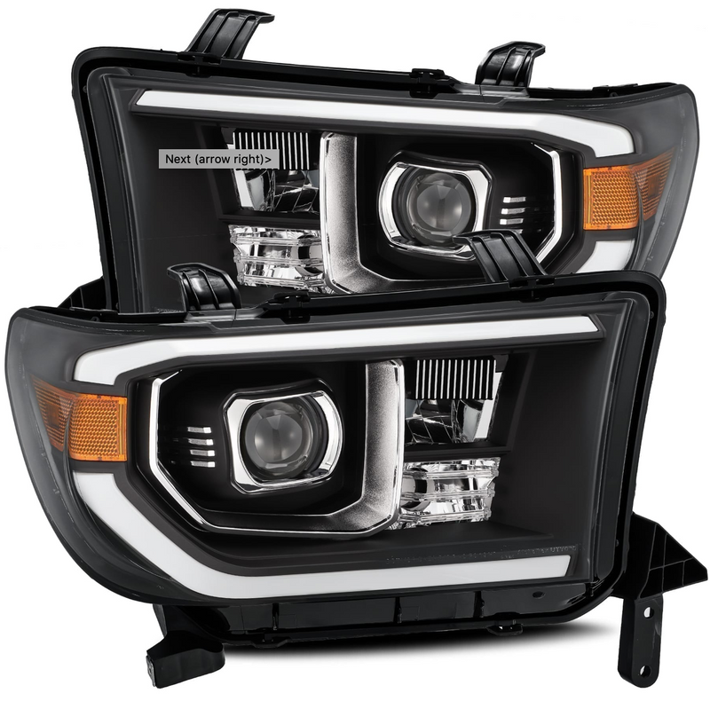 PRO-Series Projector Headlights - Black | Toyota Tundra 2007-2013 & Toyota Sequoia 2008-2017