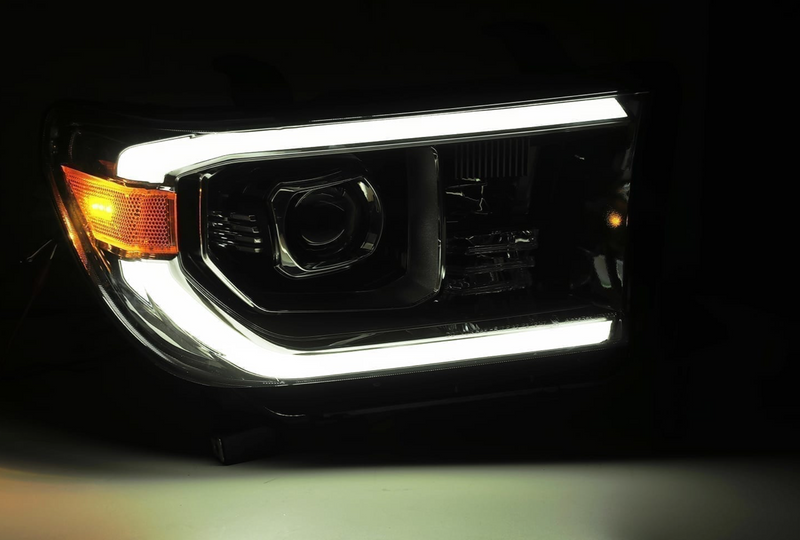 PRO-Series Projector Headlights - Chrome | Toyota Tundra 2007-2013 & Toyota Sequoia 2008-2017