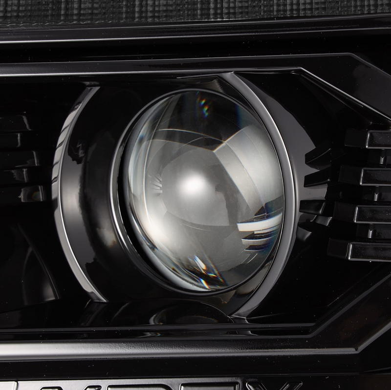 AlphaRex 12-15 Toyota Tacoma PRO-Series Halogen Projector Headlights Alpha-Black
