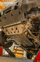 Installed Toyota 4Runner front skid plate