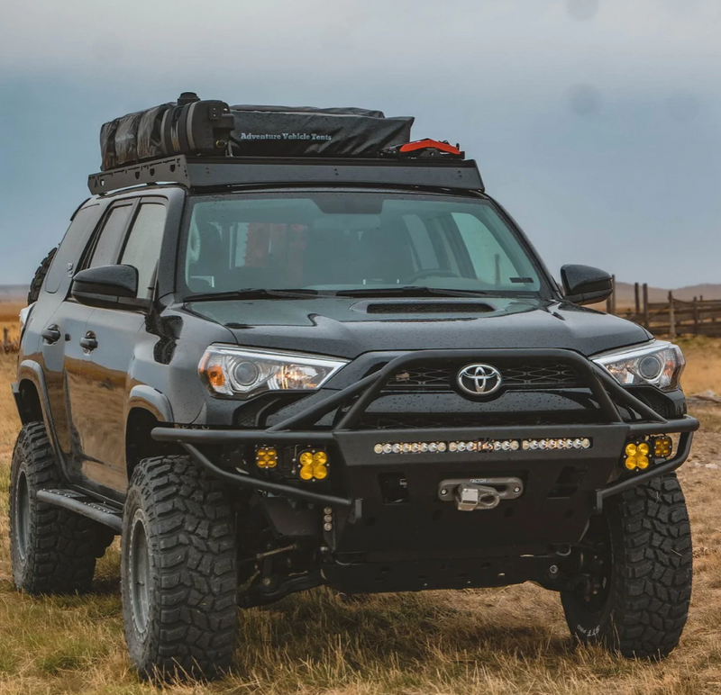 5th Gen Toyota 4Runner with front bumper and LED Light bar