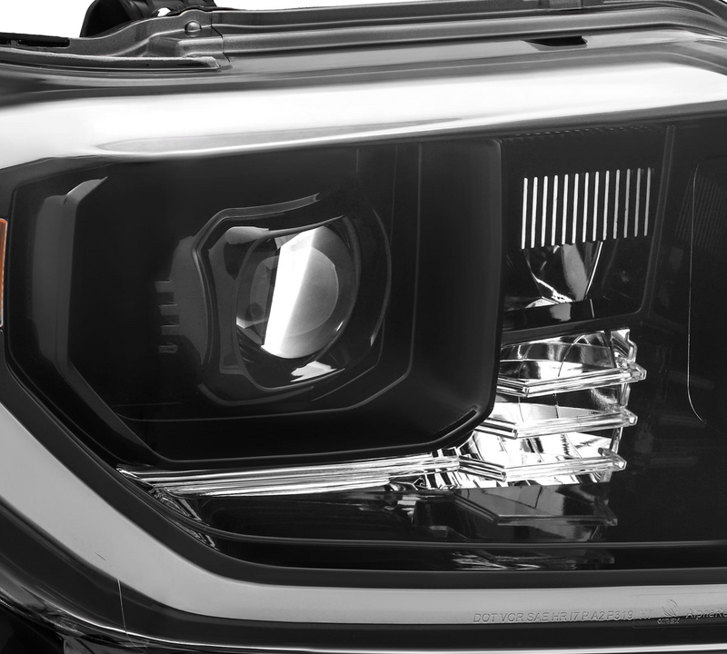 PRO-Series Projector Headlights - Jet-Black | 2014-2021 Toyota Tundra