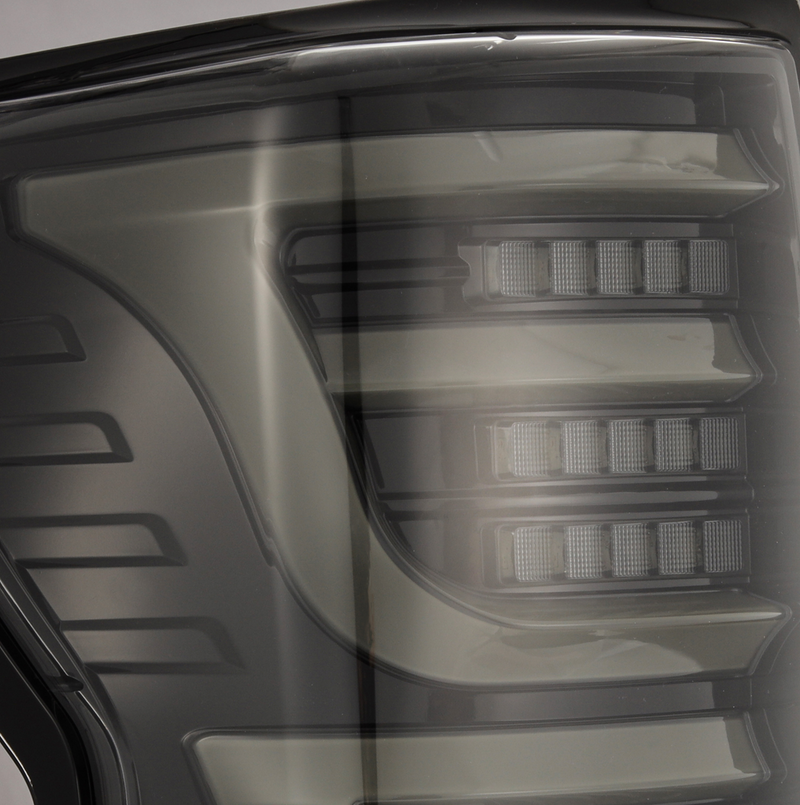 AlphaRex 07-13 Toyota Tundra LUXX-Series LED Tail Lights Alpha-Black