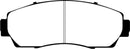 EBC 07-11 Honda CR-V 2.4 Greenstuff Front Brake Pads