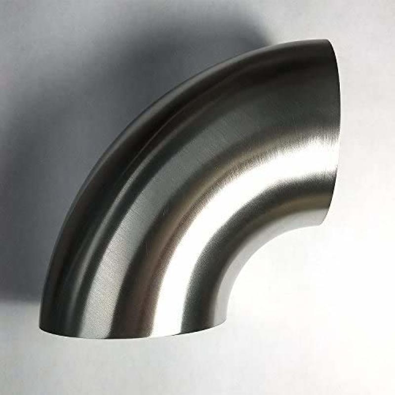 Stainless Bros 3.5in Diameter 1D / 3.5in CLR 90 Degree Bend NO LEG