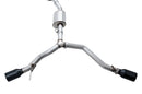 AWE Tuning 20-21 Jeep Gladiator JT 3.6L Tread Edition Cat-Back Dual Exhaust - Diamond Black Tip