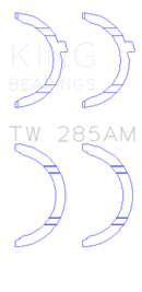 King Engine Bearings 94-01 Toyota 2.4L 2RZ-FE/2.7L 3RZ-FE Thrust Washer Set