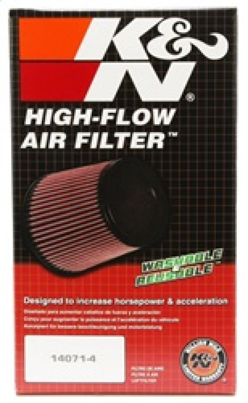 K&N Universal Round Tapered Filter 3 inch FLG / 5 inch Bottom / 4 inch Top / 7 7/8 inch Height