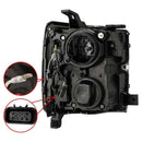 AlphaRex 15-19 Chevrolet Silverado 2500HD/3500HD PRO-Series Halogen Projector Headlights Black