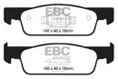 EBC 2016-2017 Smart Fortwo 0.9L Turbo Greenstuff Front Brake Pads