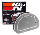 K&N Replacement Unique Air Filter 6.625in L x 4.75in W x 1.625in H with 1 Flange for Harley-Davidson