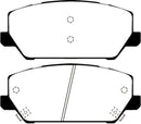 EBC 2019+ Hyundai Veloster N (2nd Gen) 2.0L Turbo Redstuff Front Brake Pads