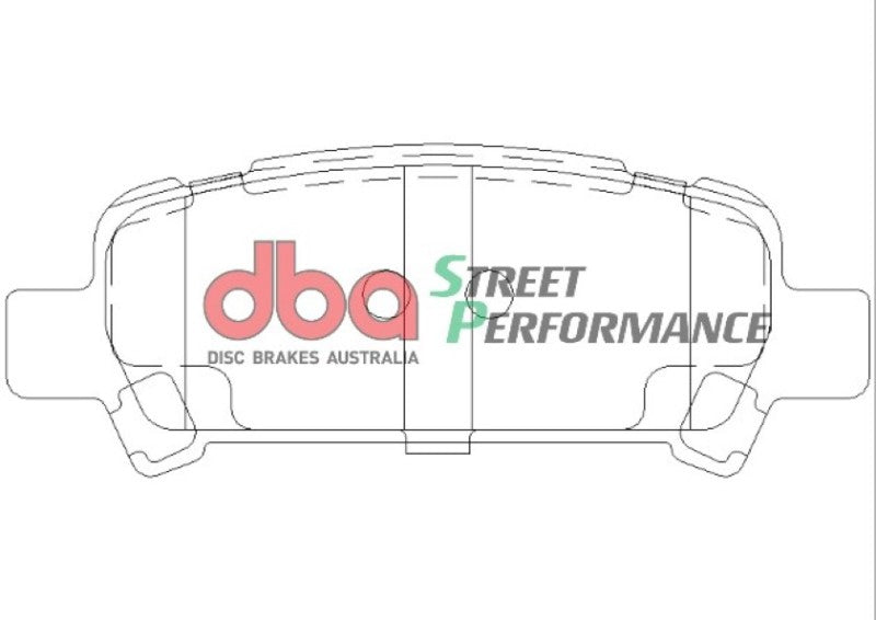 DBA 02-03 Subaru WRX SP500 Rear Brake Pads
