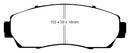 EBC 07-09 Acura RDX 2.3 Turbo Ultimax2 Front Brake Pads