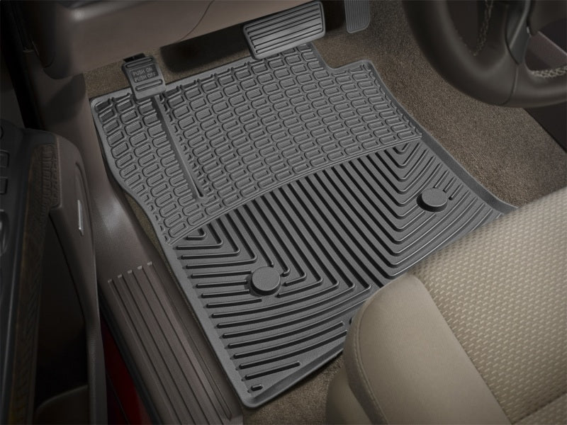 WeatherTech 2017+ Ford F-250/F-350/F-450/F550 (Crew Cab & SuperCab) Front Rubber Mats - Black