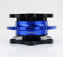 NRG Race Short Hub Datsun - Black Body Blue Ring
