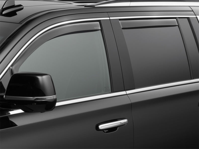 WeatherTech 2015+ Chevrolet Suburban Front and Rear Side Window Deflectors - Dark Smoke