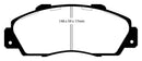 EBC 97 Acura CL 3.0 Yellowstuff Front Brake Pads