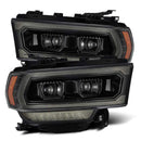 AlphaRex 19-22 Ram 2500/3500/4500/5500 PRO-Series Halogen Projector Headlights Alpha-Black