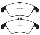 EBC 12+ Mercedes-Benz C250 Coupe 1.8 Turbo Sport Edition Yellowstuff Front Brake Pads