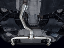 AWE Tuning 19-23 BMW 330i / 21-23 BMW 430i Base G2X Track Edition Axle-Back Exhaust - Chrome Silver