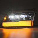 AlphaRex 09-18 Ram Truck NOVA-Series LED Projector Headlights Chrome