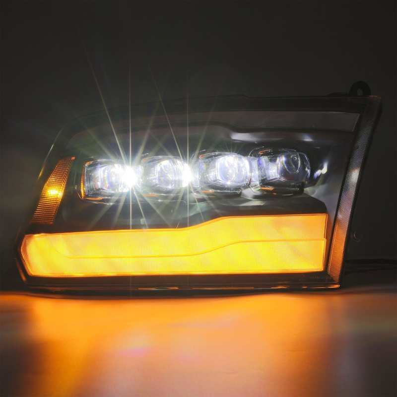 AlphaRex 09-18 Ram Truck NOVA-Series LED Projector Headlights Alpha-Black