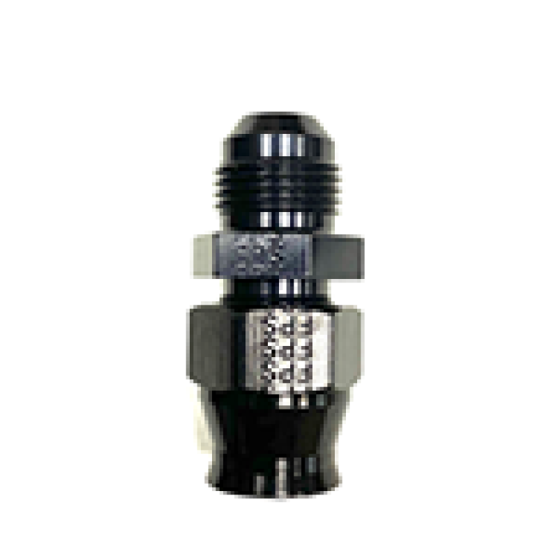 Fragola -6AN Male x 1/4in Tube AN Adapter Fitting Black