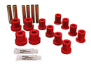 Energy Suspension 73-87 GM Denali XL/Suburban/Yukon XL 4WD Red Front Leaf Spring Bushing Set