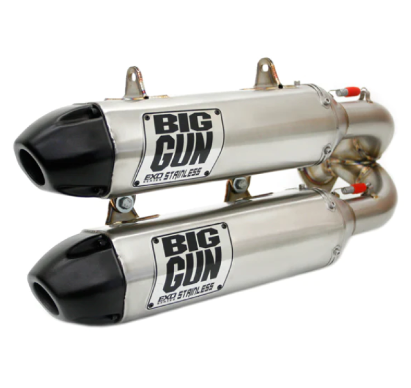 Big Gun 15-23 Polaris RZR XP 1000/RZR XP 4 1000 EXO Stainless Dual Slip On Exhaust