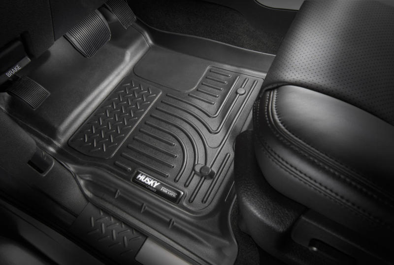 Husky Liners 07-12 Jeep Wrangler WeatherBeater Black Floor Liners