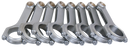Eagle Chevrolet LS / Pontiac LS 4340 H-Beam Connecting Rod Set 2/ ARP 2000 (Set of 8)