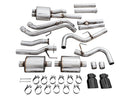 AWE Tuning 16-22 Toyota Tacoma 0FG Cat-Back Exhaust w/ BashGuard - Dual Diamond Black Tips