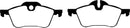 EBC 02-03 Mini Hardtop 1.6 Greenstuff Front Brake Pads