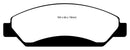EBC 07 Cadillac Escalade 6.2 2WD Greenstuff Front Brake Pads