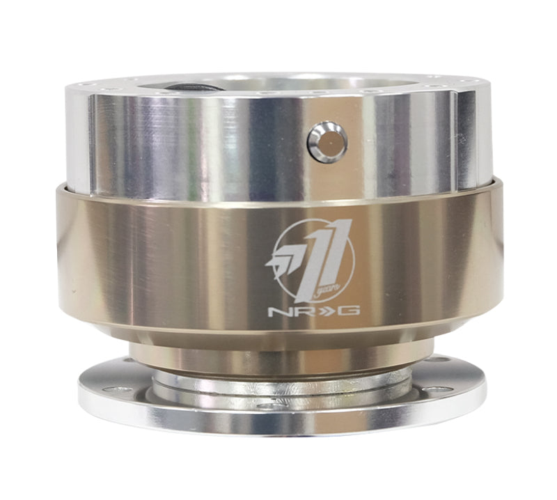 NRG Quick Release Gen 1.5 - Silver Body / Titanium Chrome Ring
