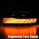 AlphaRex 09-18 Ram Truck MK II PRO-Series Halogen Projector Headlights Black