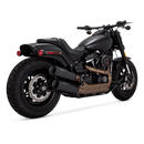 Vance & Hines HD Softail 18-22 Fatbob Hi-Output S/O Black Slip-On Exhaust