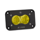 Baja Designs S2 Pro Black Flush Mount LED Auxiliary Light Pod - Work/Scene - Amber