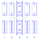 King Engine Bearings Mitsubishi 4G63/4G64 6 Bolt 1st Gen DSM Performance Main Bearing Set - Size STD