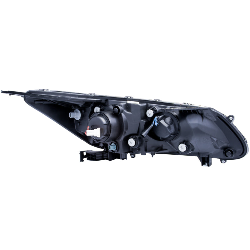 ANZO 2013-2015 Honda Accord Projector Headlights w/ U-Bar Black