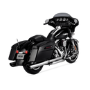 Vance & Hines HD Dresser 17-22 Twin Slash Round Chrome Slip-On Exhaust