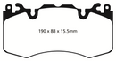 EBC 13+ Land Rover Range Rover 3.0 Supercharged Yellowstuff Front Brake Pads