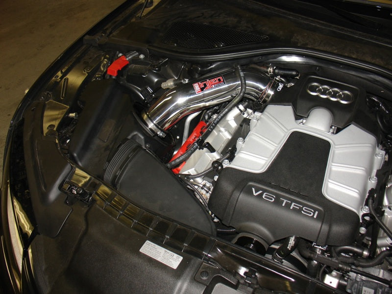 Injen 12-18 Audi A7 3.0L Supercharged Wrinkle Black Cold Air Intake w/ MRI Tech & Air Horn