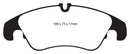 EBC 11 Audi A6 2.0 Turbo Redstuff Front Brake Pads