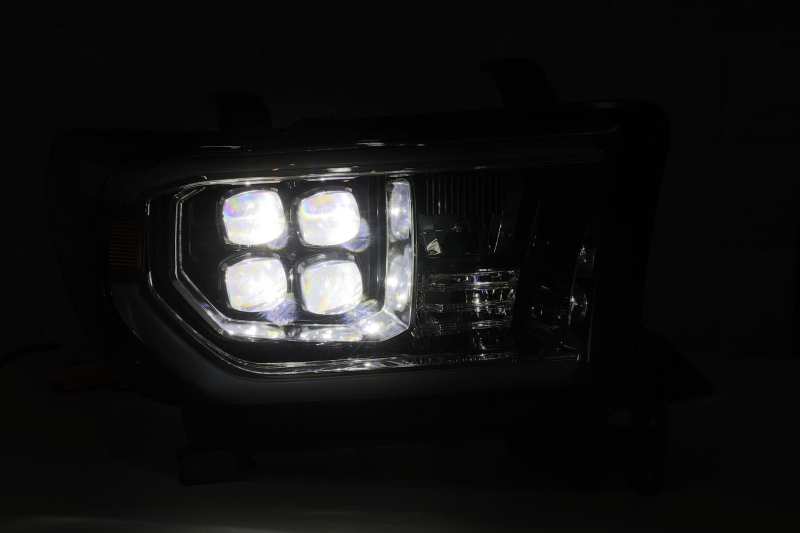 AlphaRex 07-13 Toyota Tundra/08-17 Toyota Sequoia NOVA-Series LED Projector Headlights Jet Black (With Level Adjuster)