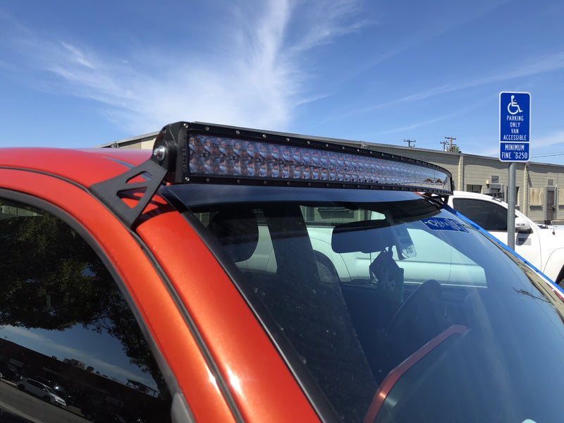 52" Curved LED Light Bar Roof Brackets Kit | Toyota Tacoma 2005-2022